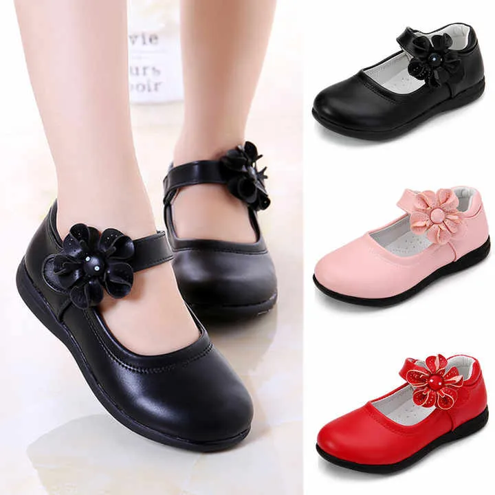 حذاء من الجلد الصناعي للفتيات . Girls PU Leather Shoes, Children's