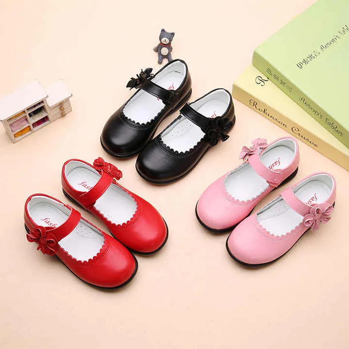 حذاء من الجلد الصناعي للفتيات . Girls PU Leather Shoes, Children's