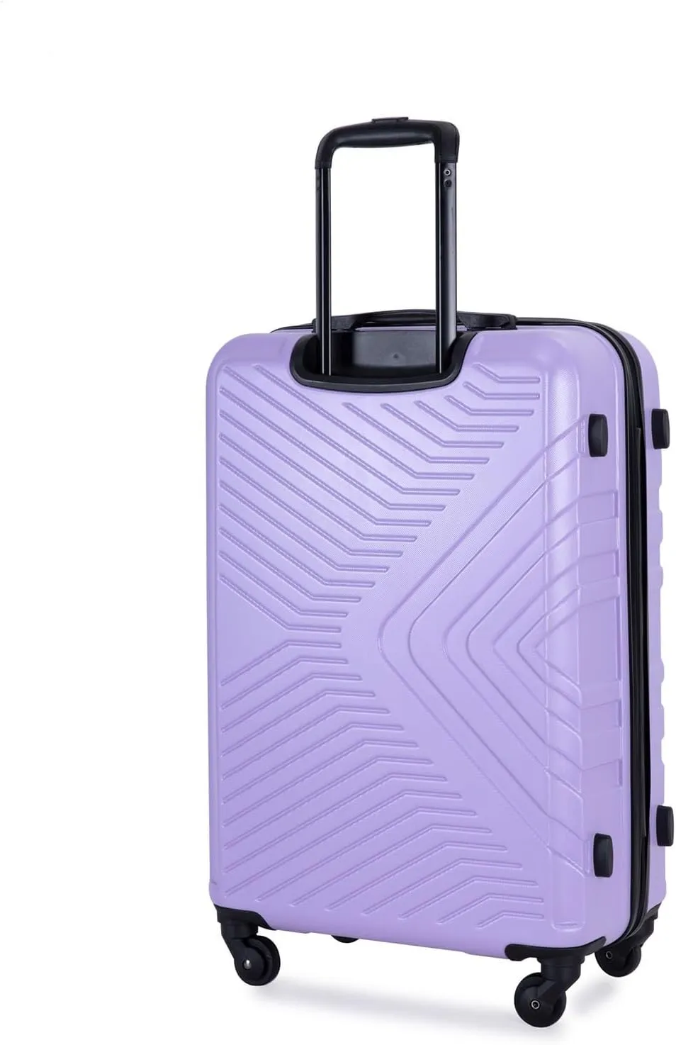 3 Piece Luggage Set,Travel Suitcase&Hard Shell Suitcases&Rolling Suitcase,Hardshell Luggage Sets with Spinner Wheels,Two Hooks,TSA Lock,Adjustable Pull Rod,Small&Lardge, ABS (20/24/28) (Light Purple)