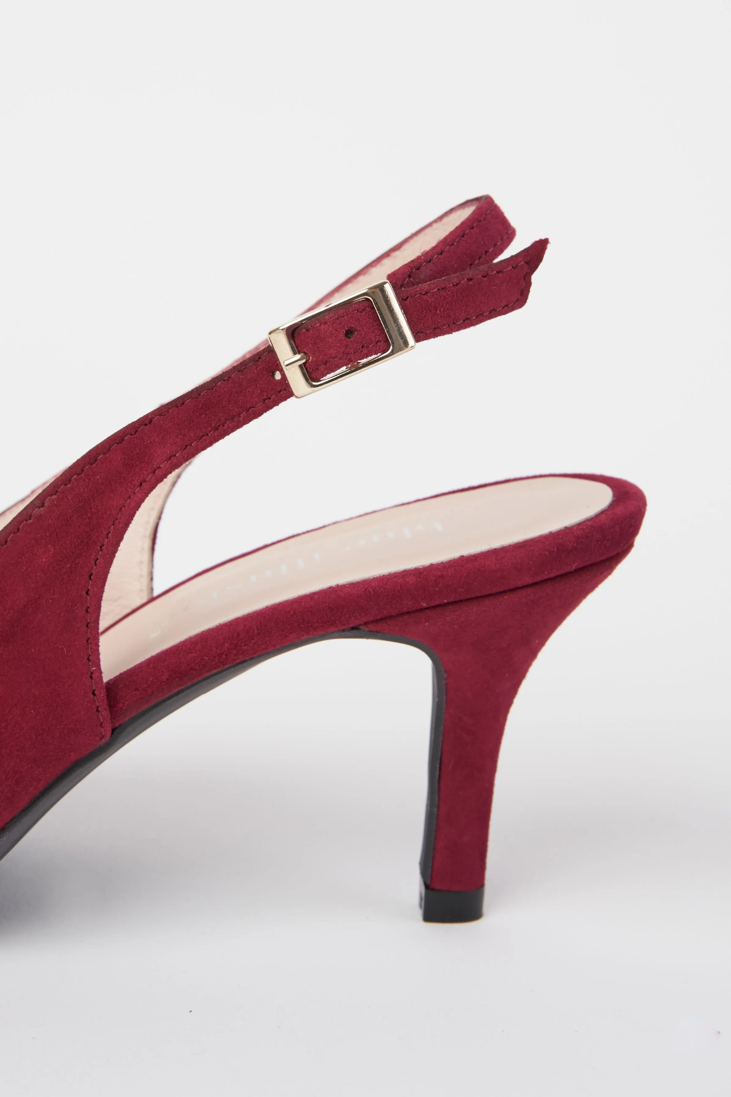Abbey Burgundy Slingback - Burgundy