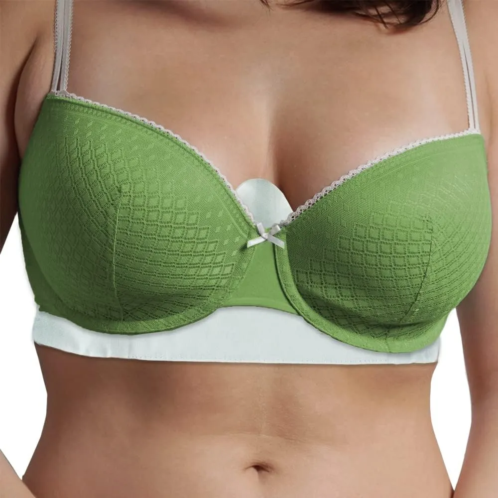 Antibacterial Bamboo & Cotton Bra Liner (White, 9-pk) No irritation, rash guard