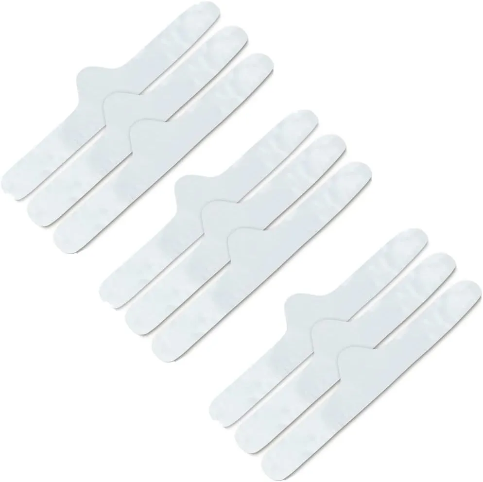 Antibacterial Bamboo & Cotton Bra Liner (White, 9-pk) No irritation, rash guard