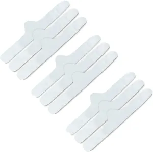 Antibacterial Bamboo & Cotton Bra Liner (White, 9-pk) No irritation, rash guard