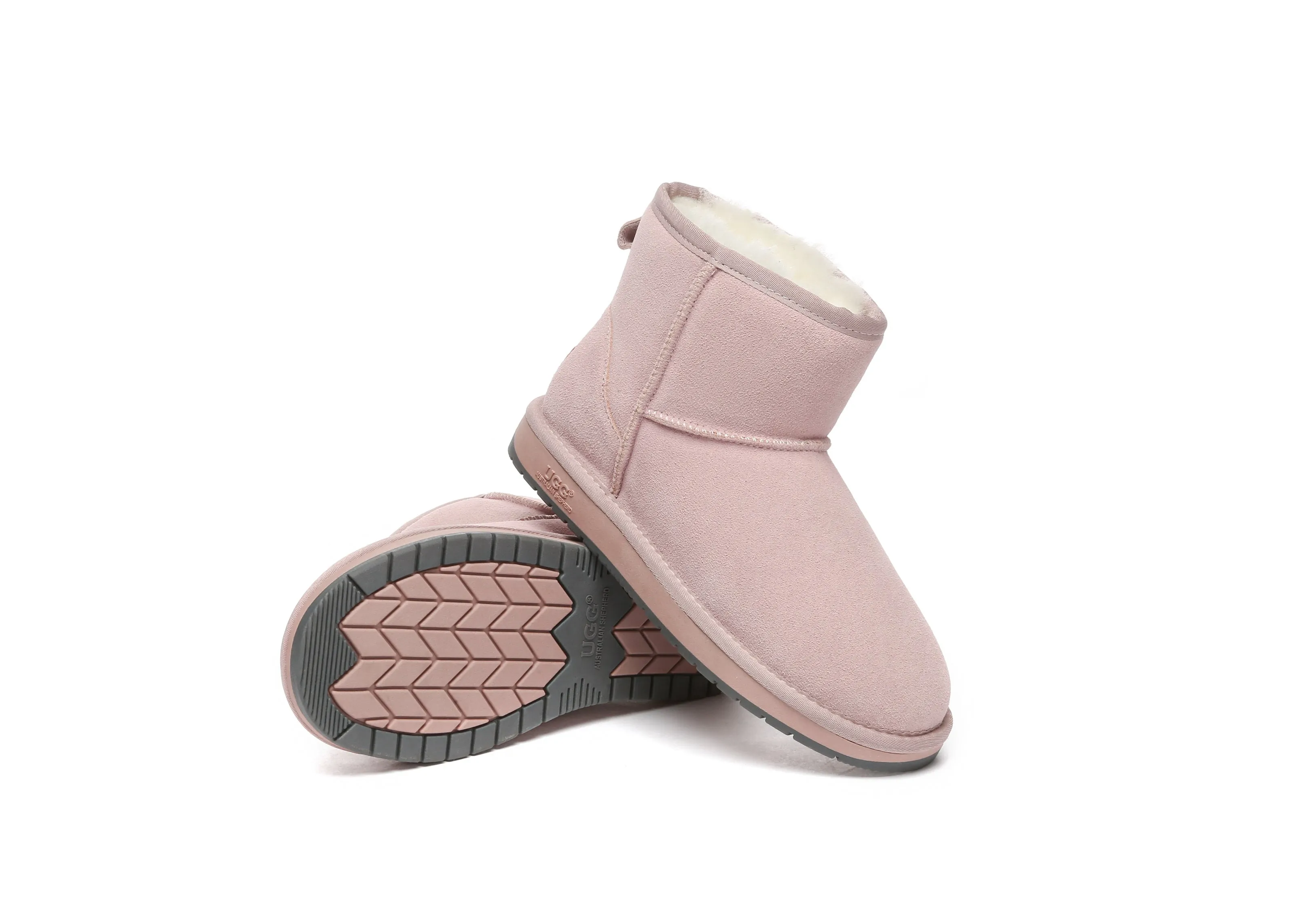 AUSTRALIAN SHEPHERD® UGG Boots Sheepskin Wool Mini Classic Suede Special Colour