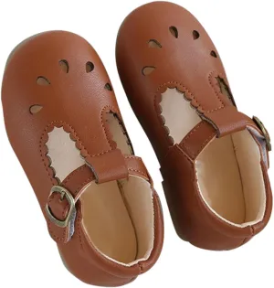 Baby Infant Mary Jane Dress Ballet Flats Toddler Girl Flower Closed Toe School Oxfor?? Party Shoes with Ankle Buckle