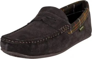 Barbour Men's Porterfield Suede Slippers, Brown