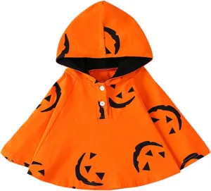 BeQeuewll Toddler Kids Baby Girl Boy Halloween Costume Ghost Hooded Poncho Cloak Cape Hat Cosplay Clothes