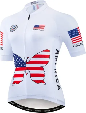 Bike Jersey Women Cycling Shirt Top Bicycle Clothing Lady