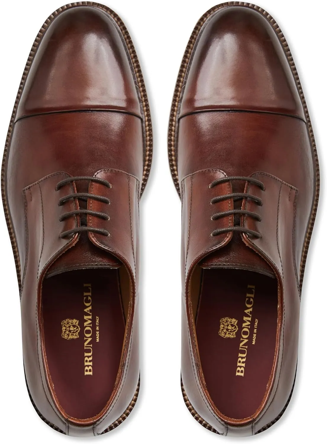 Bruno Magli Men's Aydin Italian Leather Shoes with Lace-up Closure