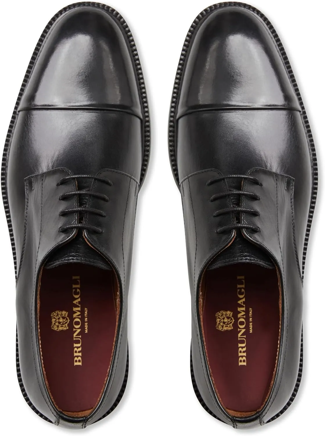 Bruno Magli Men's Aydin Italian Leather Shoes with Lace-up Closure