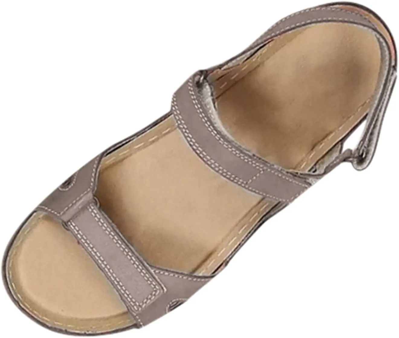 Casual Sandals Women Flat Platform Sandals for Women Orthopedic Open Toe Shoes Slip On Casual Sandals
