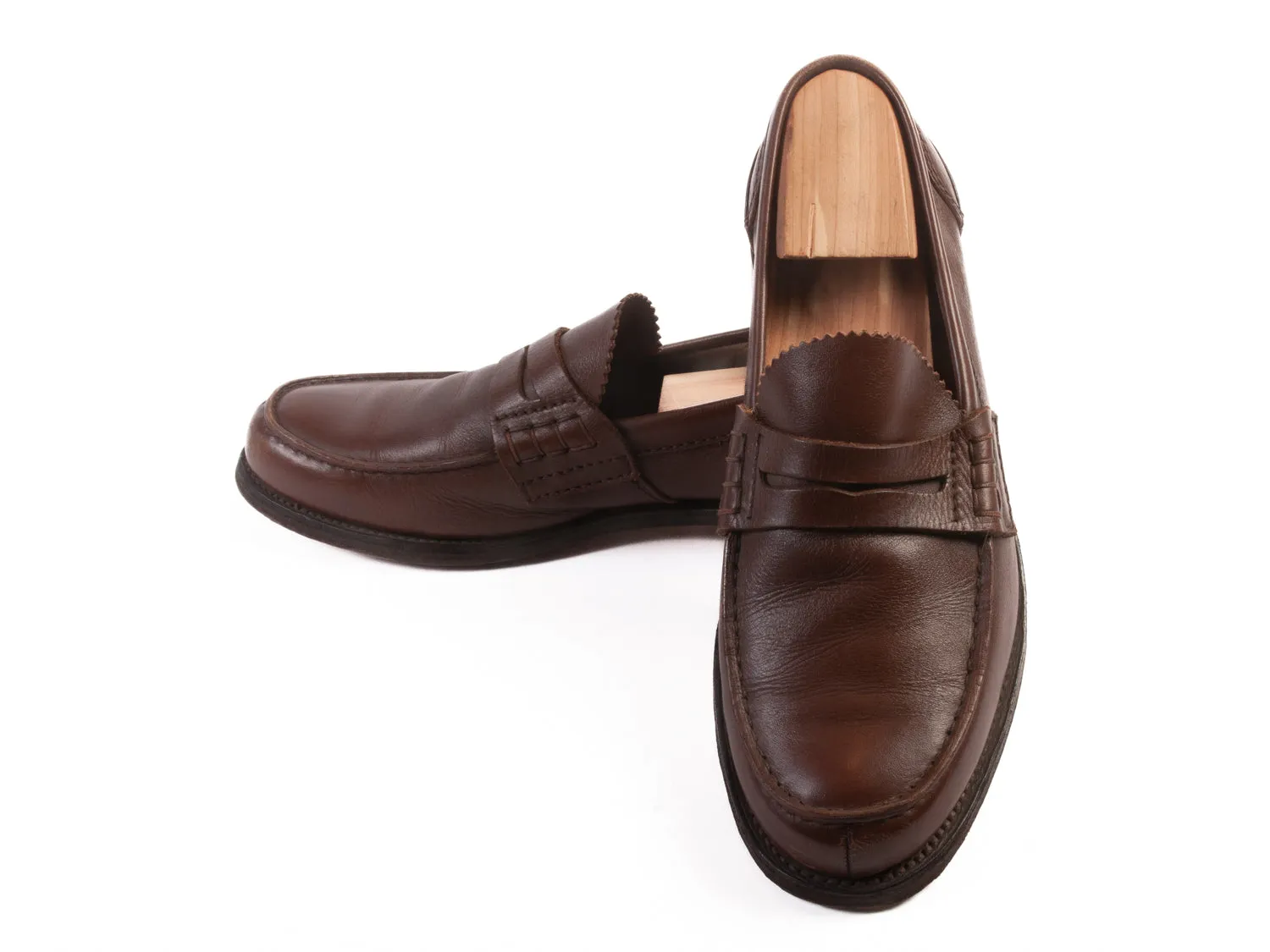 Church’s Brown Leather Penny Loafers