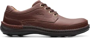 Clarks Men's Nature Three Derby Shoes, Casual Leather Oxfords, brown, 10.5 Men