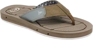 Cobian Mens Draino 3 Water-friendly Synthetic Suede Strap Flip-Flop Sandals