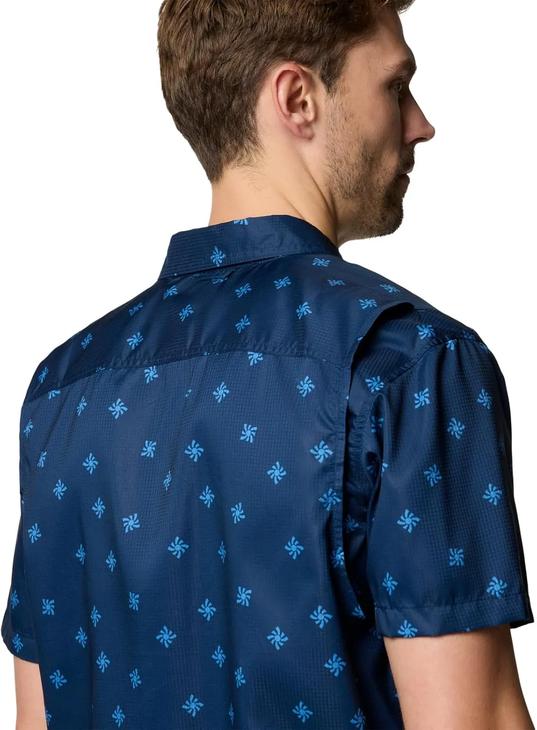 Columbia Men's Utilizer Printed Woven Short Sleeve
