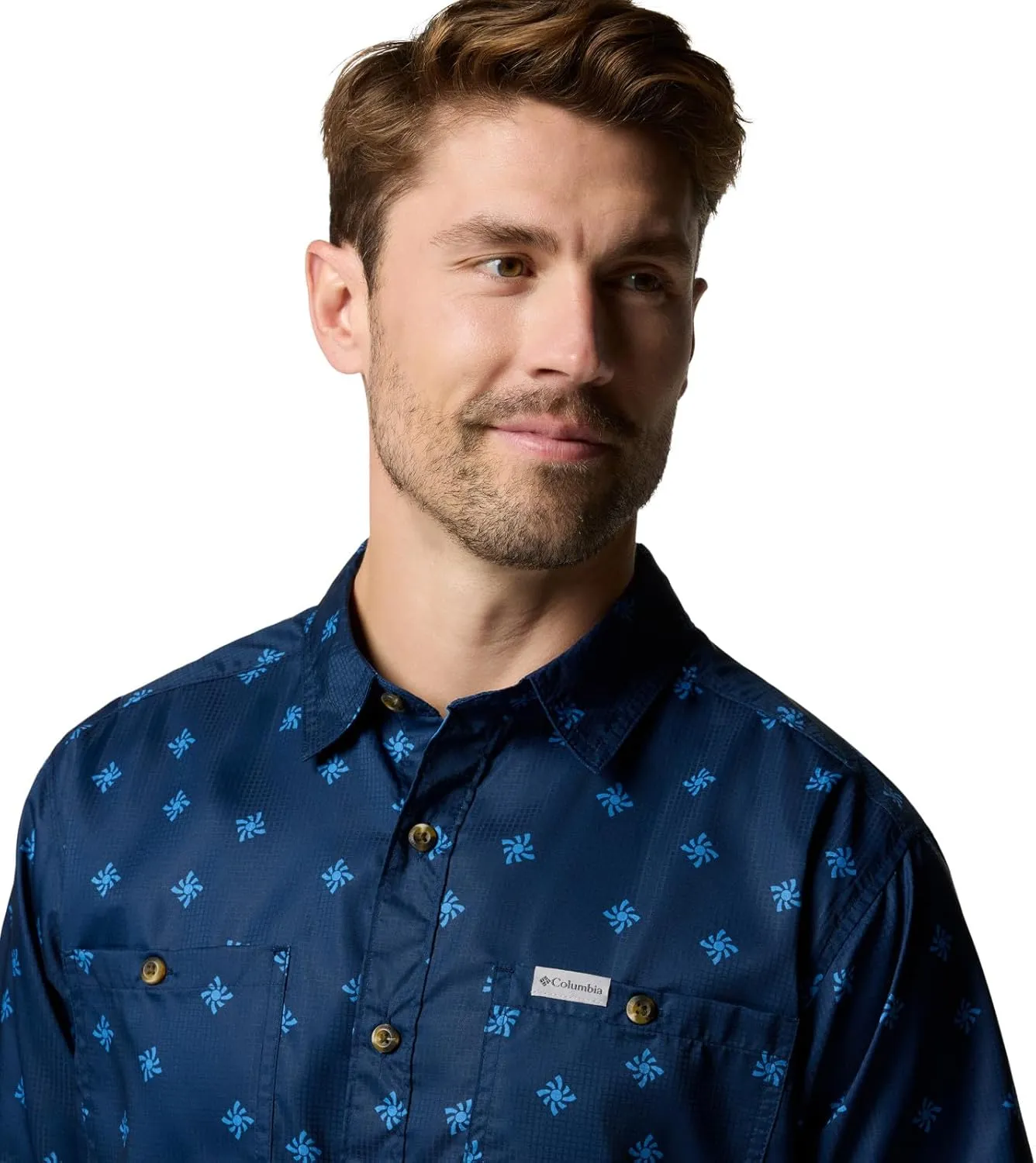 Columbia Men's Utilizer Printed Woven Short Sleeve