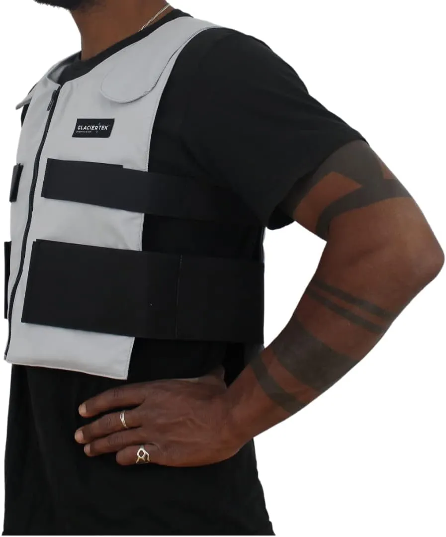 Cooling Vest for Men and Women with 8 Cooling Packs Plus Booster Set-Maintains 59F for up to 2.5 Hours
