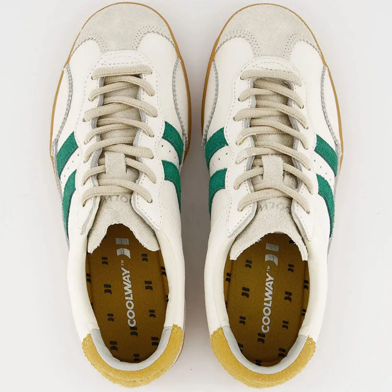 COOLWAY KIZUNA WHITE LEATHER SHOES