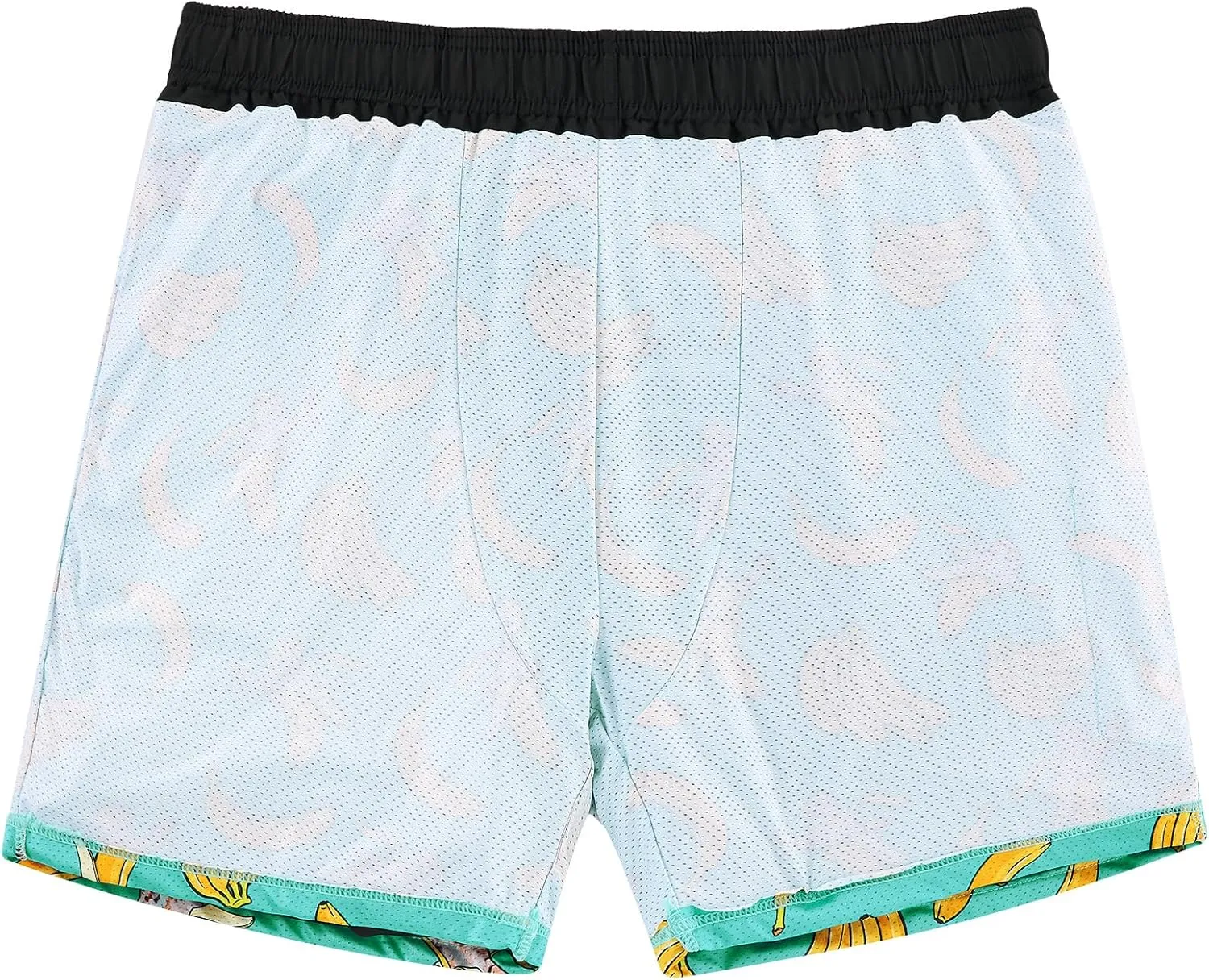 Cozople Mens Swim Trunks Quick Dry Bathing Suit with Compression Liner 5.5" Inseam Anti Chafe Beach Swim Shorts
