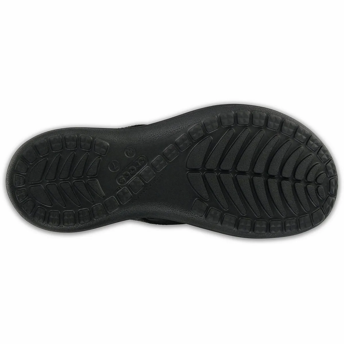 Crocs Womens Capri V Flip Flops - Black