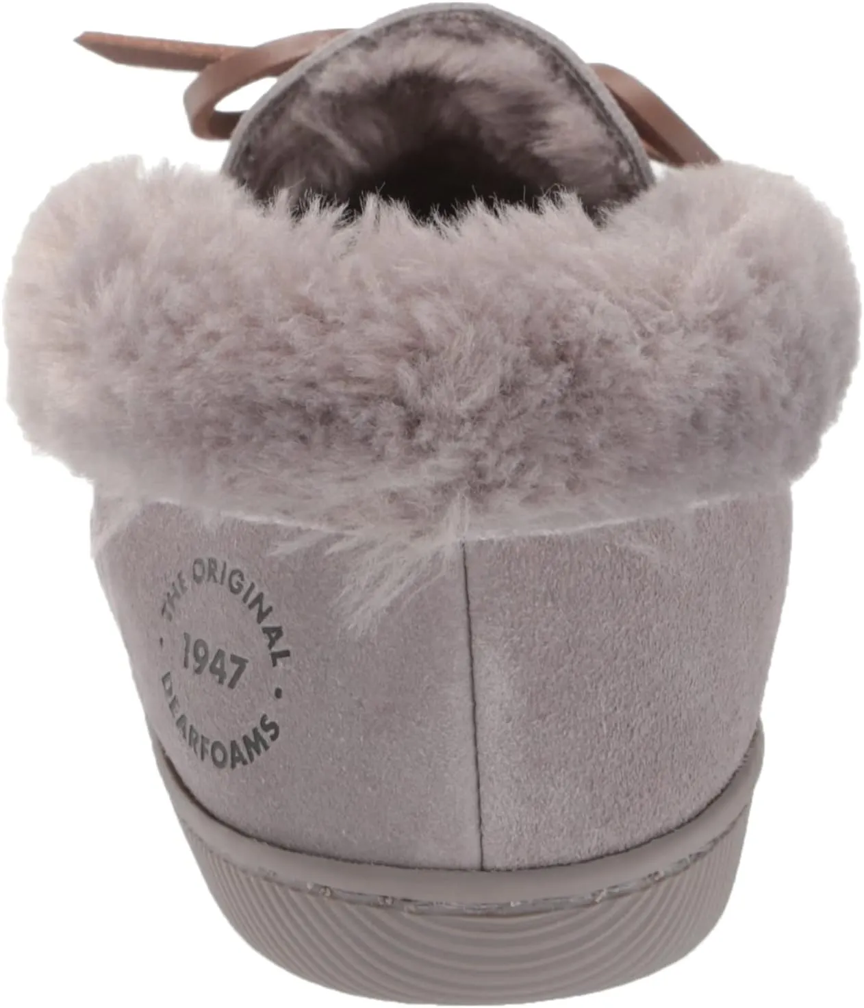 Dearfoams Women's Bethany Suede Moccasin Slipper