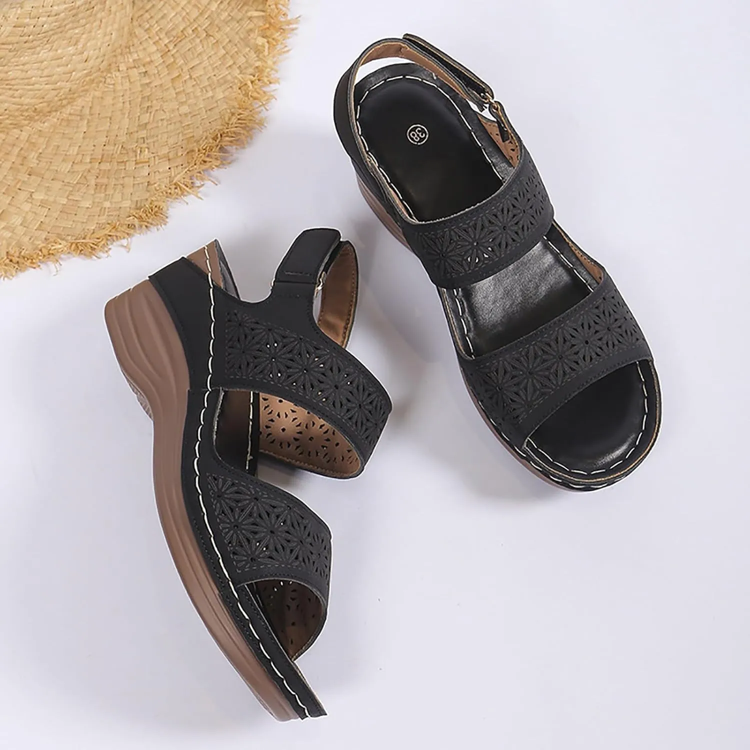 Dheva-C Women Sandals Casual Shoes Orthopedic Sandals Hollow Sports Sandals Orthopedic Summer Casual Sandals for Women