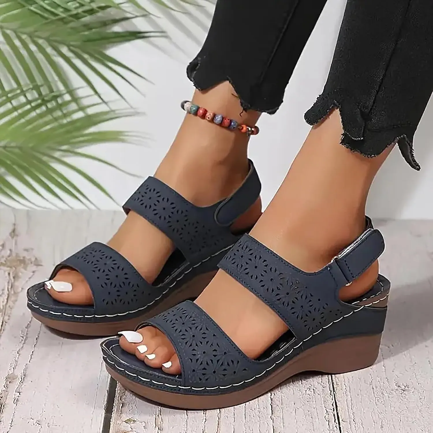 Dheva-C Women Sandals Casual Shoes Orthopedic Sandals Hollow Sports Sandals Orthopedic Summer Casual Sandals for Women