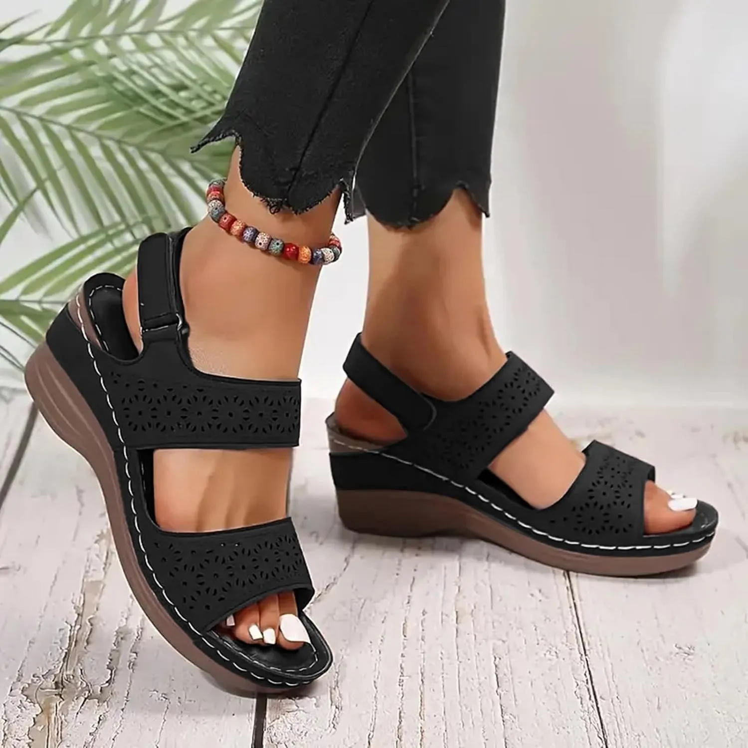 Dheva-C Women Sandals Casual Shoes Orthopedic Sandals Hollow Sports Sandals Orthopedic Summer Casual Sandals for Women