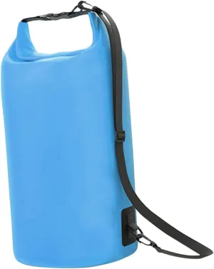 DOITOOL Pen-Hold Grips Rafting Camping with Waterproof Multifunctional Dry L Bag Strap Bucket PVC Swimming Sky-Blue, Sky-blue, Size 1
