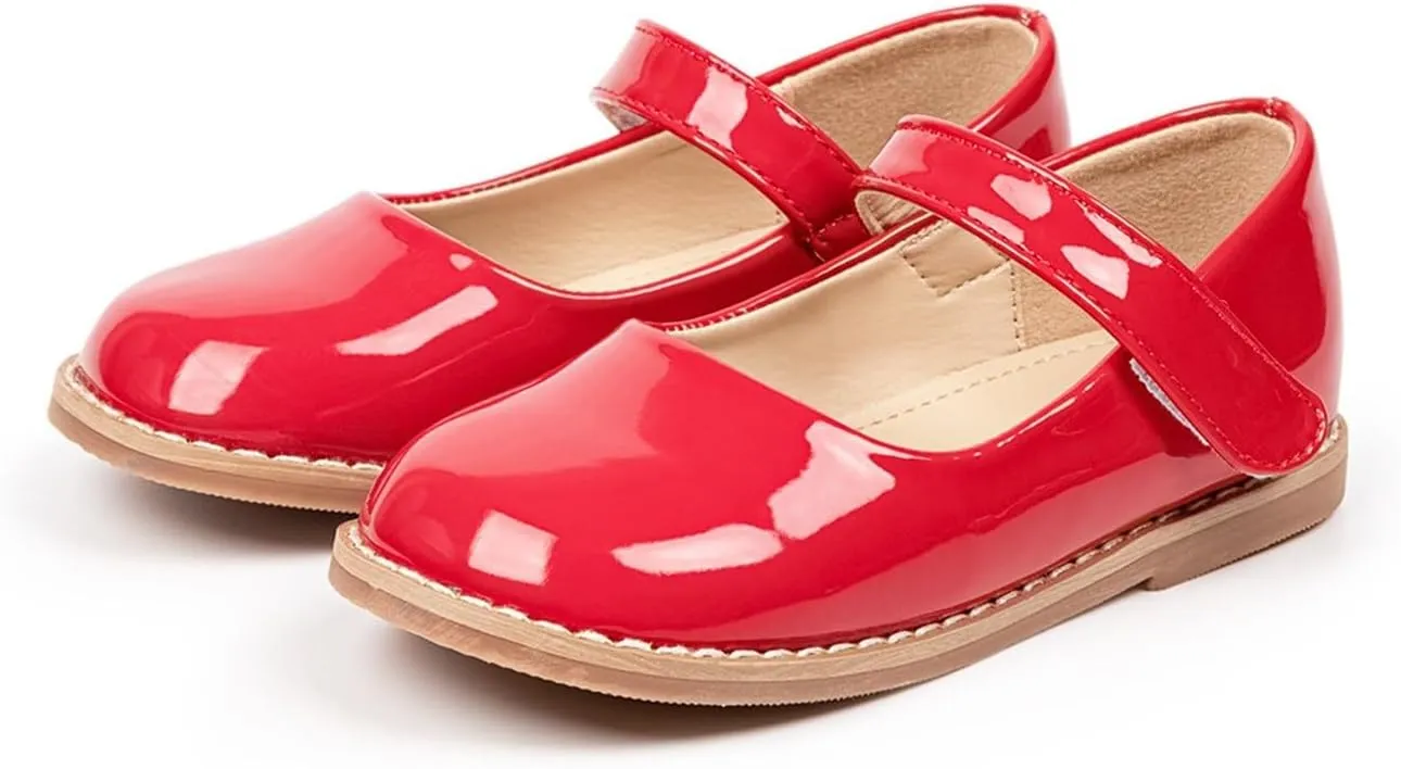 Dress Shoes for Girls Patent Leather Shoes Toddler Girls Shoes Wedding Party Girls School Mary Jane Shoes