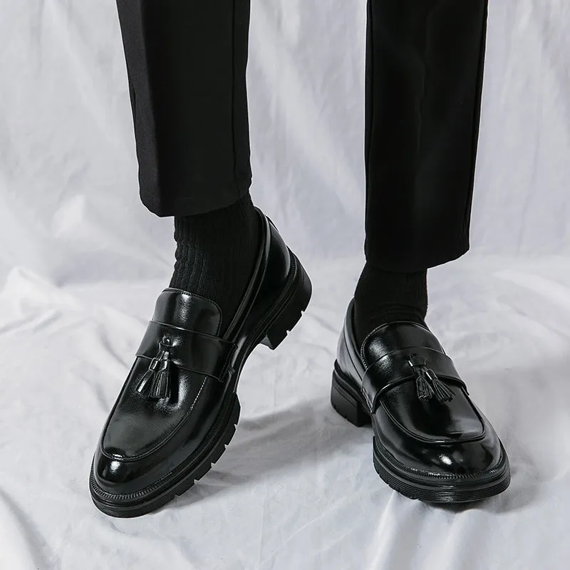 Fashionable And Simple Men's Lazy Casual Leather Shoes