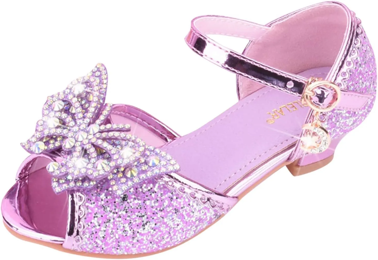 Flower Girl Shoes Girls Dress Shoes Toddler Mary Jane Heel Ballet Flat for School Party Dress Shoes Sandals for Girls