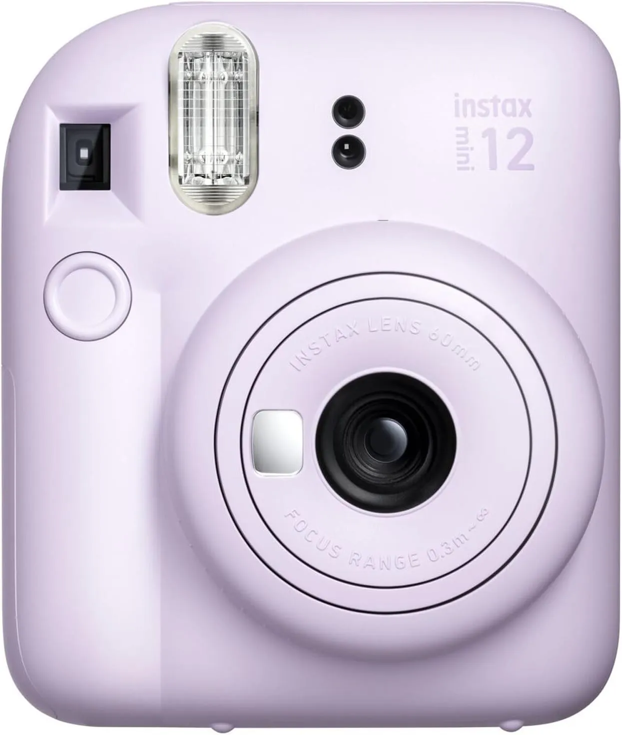 Fujifilm Instax Mini 12 Instant Camera Lilac Purple Bundle with Fuji Instax Mini Film Value Pack (20 Sheets)   Protective Carrying Case   Photo Album   Microfiber Cleaning Cloth