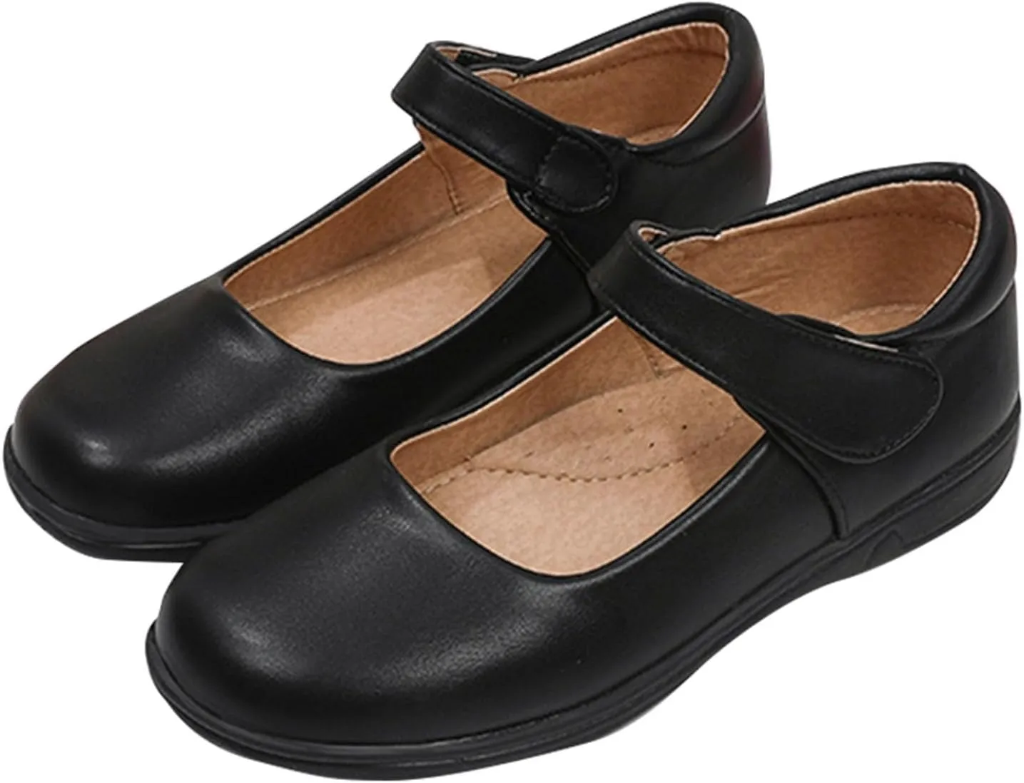 Girls Ballet Dress Shoes Kids Toddler Mary Jane Flats Pu Leather Solid Wedding Party School Communio?? Oxfor?? Shoes