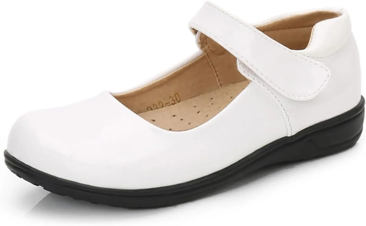 Girls Ballet Dress Shoes Kids Toddler Mary Jane Flats Pu Leather Solid Wedding Party School Communio?? Oxfor?? Shoes