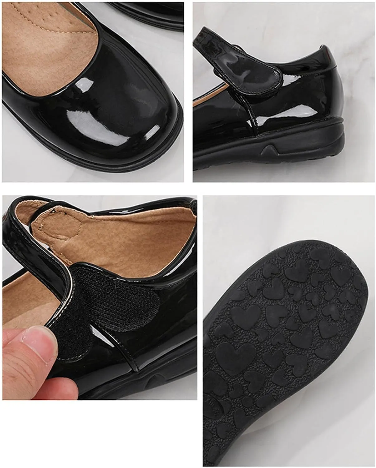 Girls Ballet Dress Shoes Kids Toddler Mary Jane Flats Pu Leather Solid Wedding Party School Communio?? Oxfor?? Shoes
