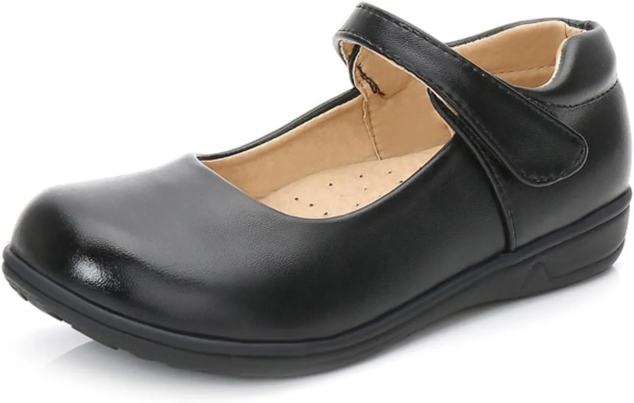 Girls Ballet Dress Shoes Kids Toddler Mary Jane Flats Pu Leather Solid Wedding Party School Communio?? Oxfor?? Shoes