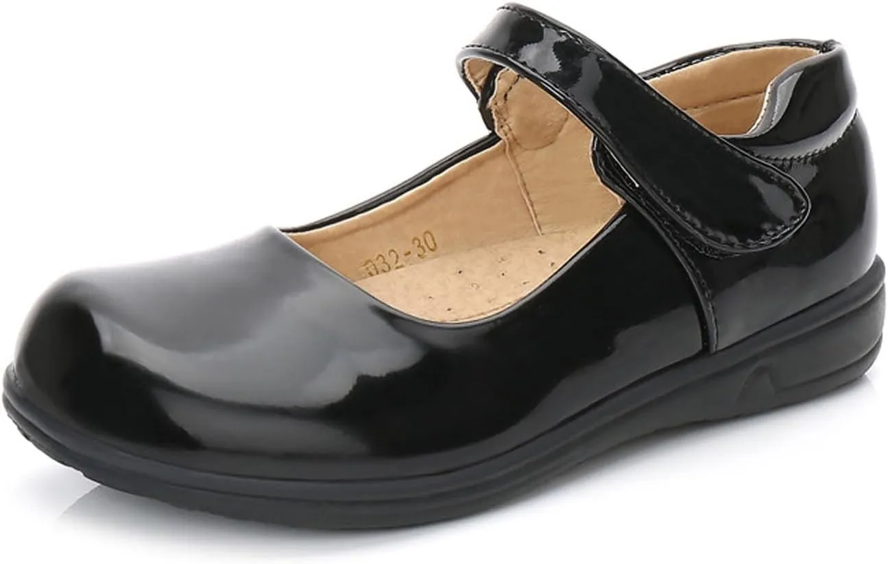 Girls Ballet Dress Shoes Kids Toddler Mary Jane Flats Pu Leather Solid Wedding Party School Communio?? Oxfor?? Shoes