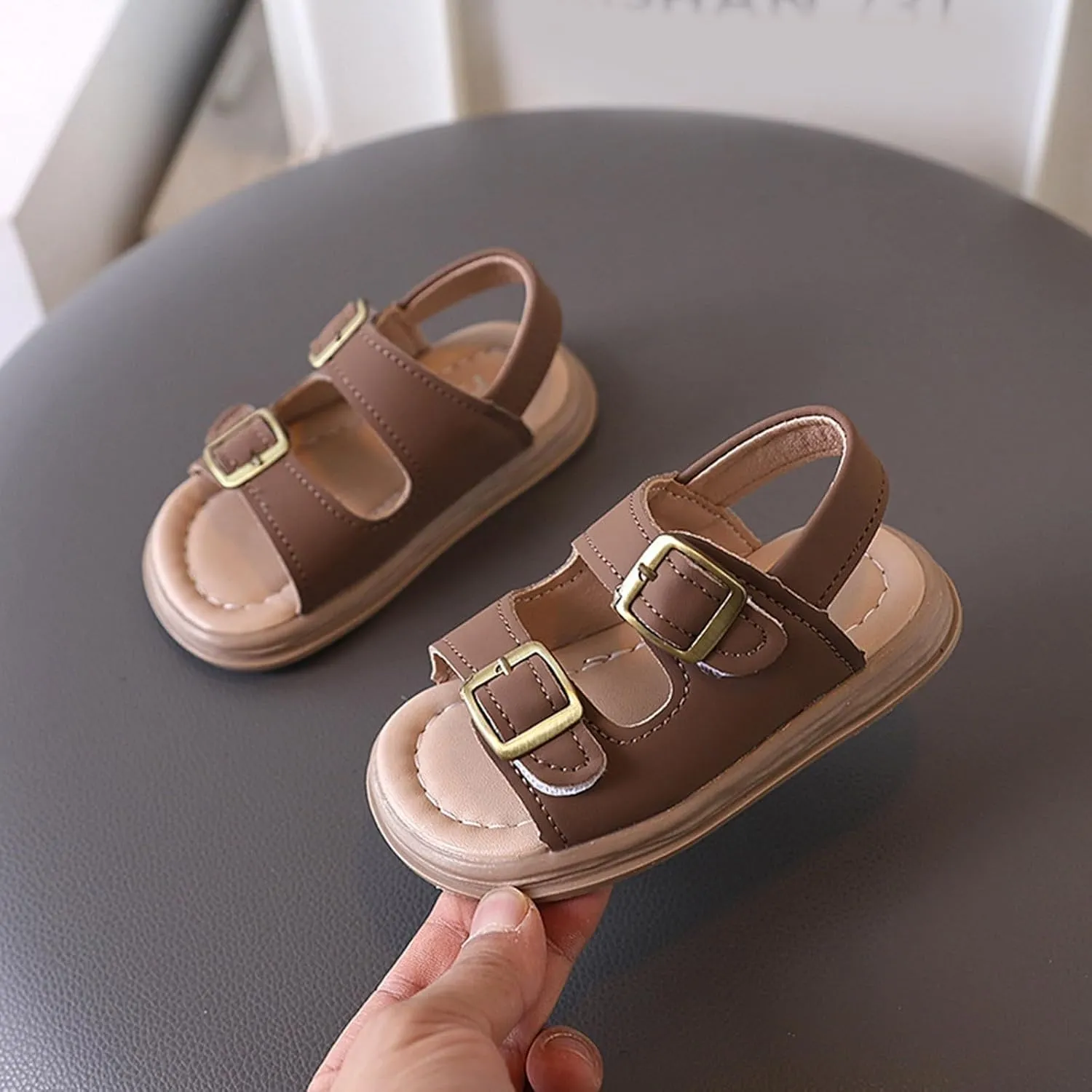 Girls Sandals Low Heels Boys Sandals Summer New Soft Bottom Comfortable And Simple Beach Shoes