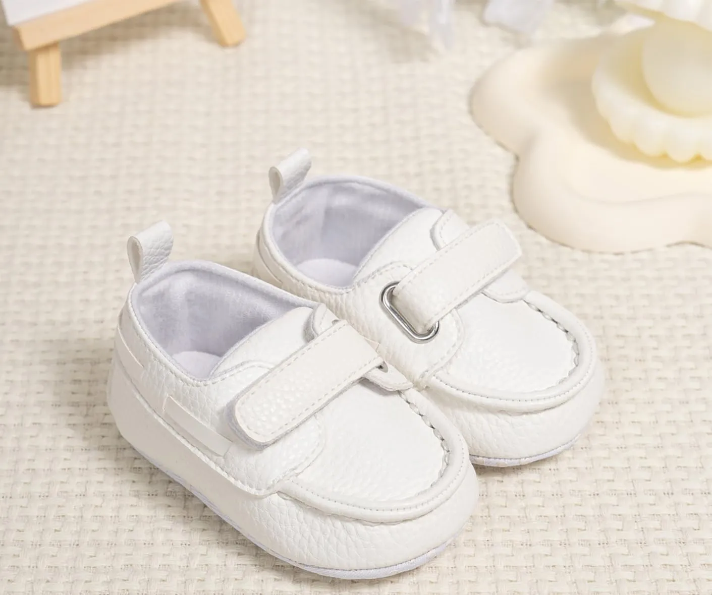 Infant Boys and Girls Oxford Shoes PU Leather Loafers Dress Shoes are Suitable for Crawling, Wedding Dress, Birthday Parties and Any Occasion