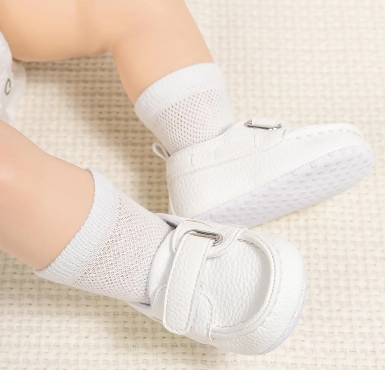 Infant Boys and Girls Oxford Shoes PU Leather Loafers Dress Shoes are Suitable for Crawling, Wedding Dress, Birthday Parties and Any Occasion
