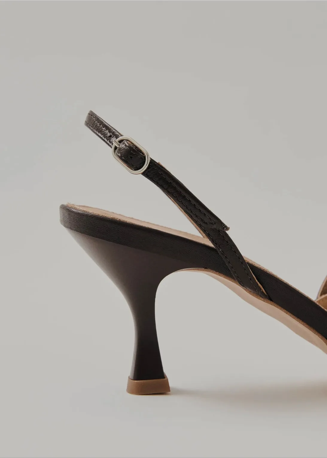 Joelle Leather Pumps - Brown