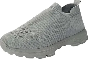 Ladmiple Walking Shoes Women Arch Support Slip On Sneakers Casual Athletic Gym Comfort Fashion Tennis Running Sneakers