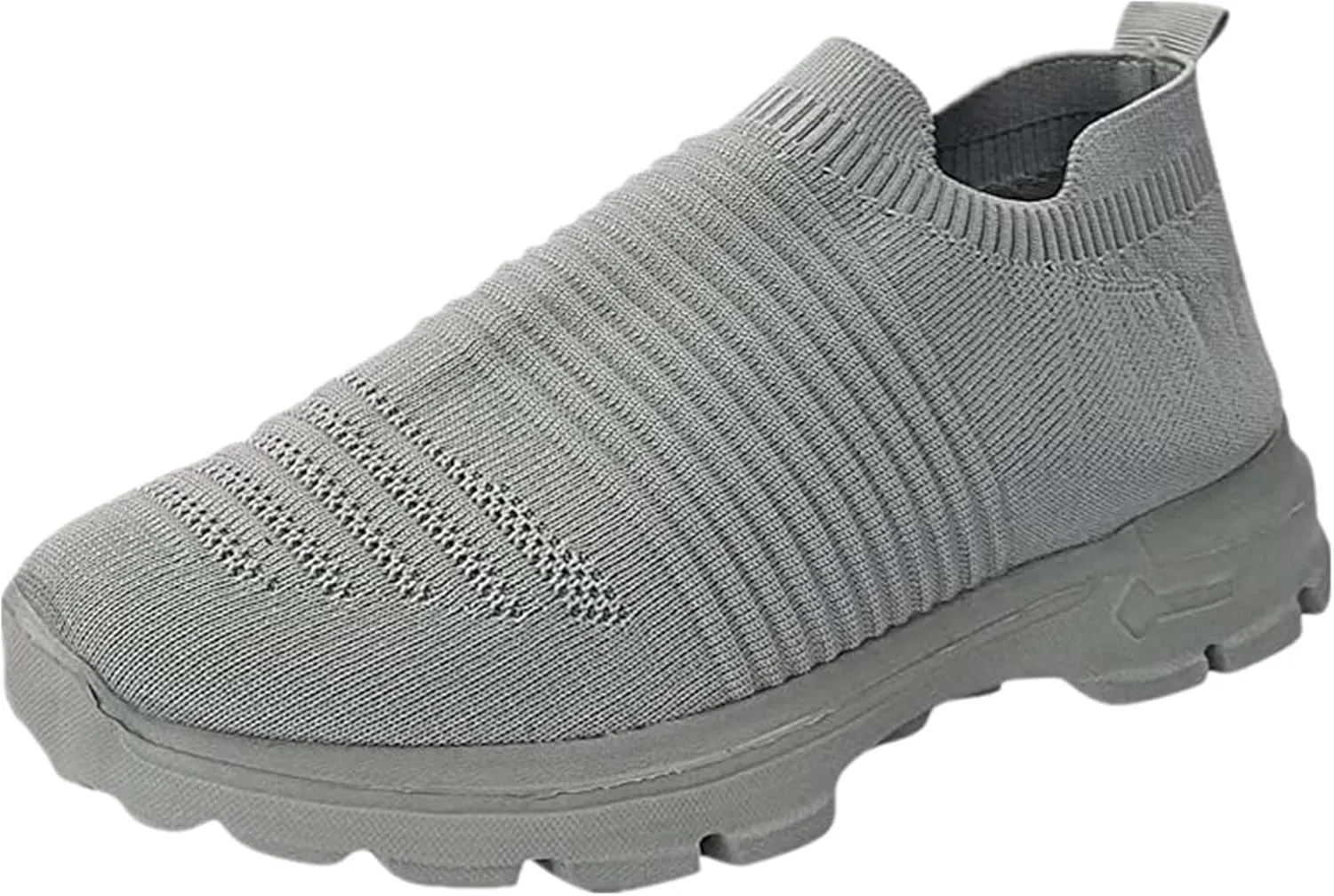 Ladmiple Walking Shoes Women Arch Support Slip On Sneakers Casual Athletic Gym Comfort Fashion Tennis Running Sneakers