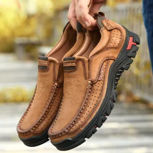Large Size Men's Outdoor Leather Shoes