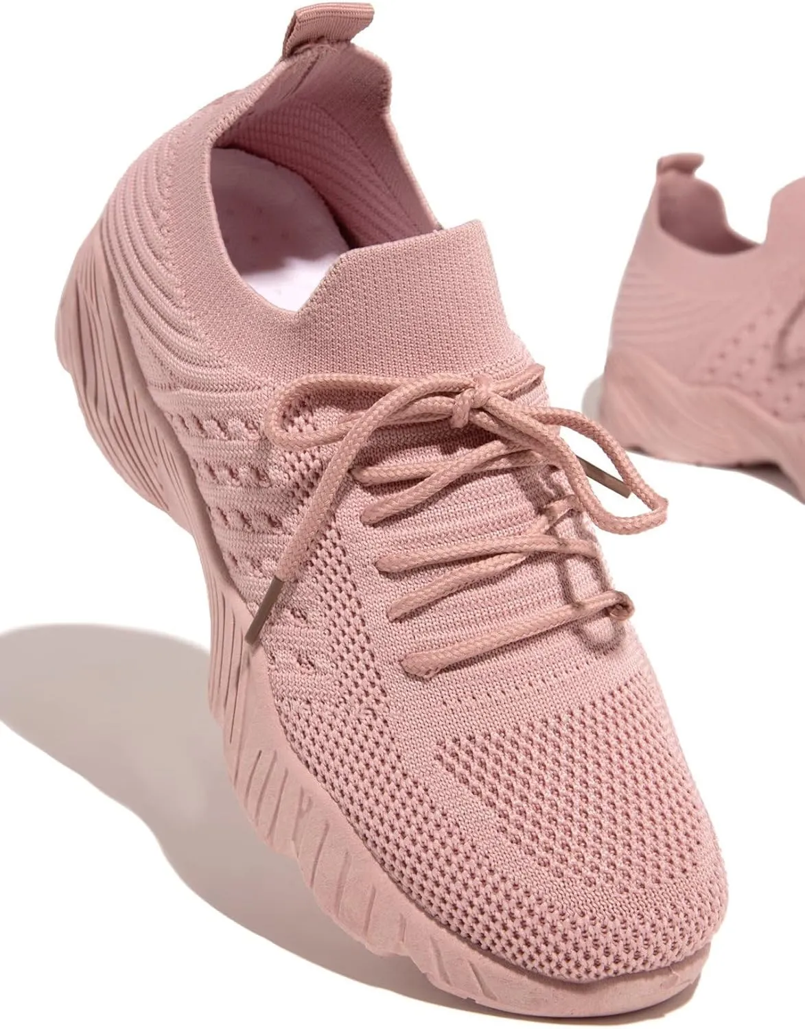 Lausiuoe Sneakers For Women Walking Shoes Slip On Tennis Shoes Lightweight Casual Sneakers for Gym Travel Work Running