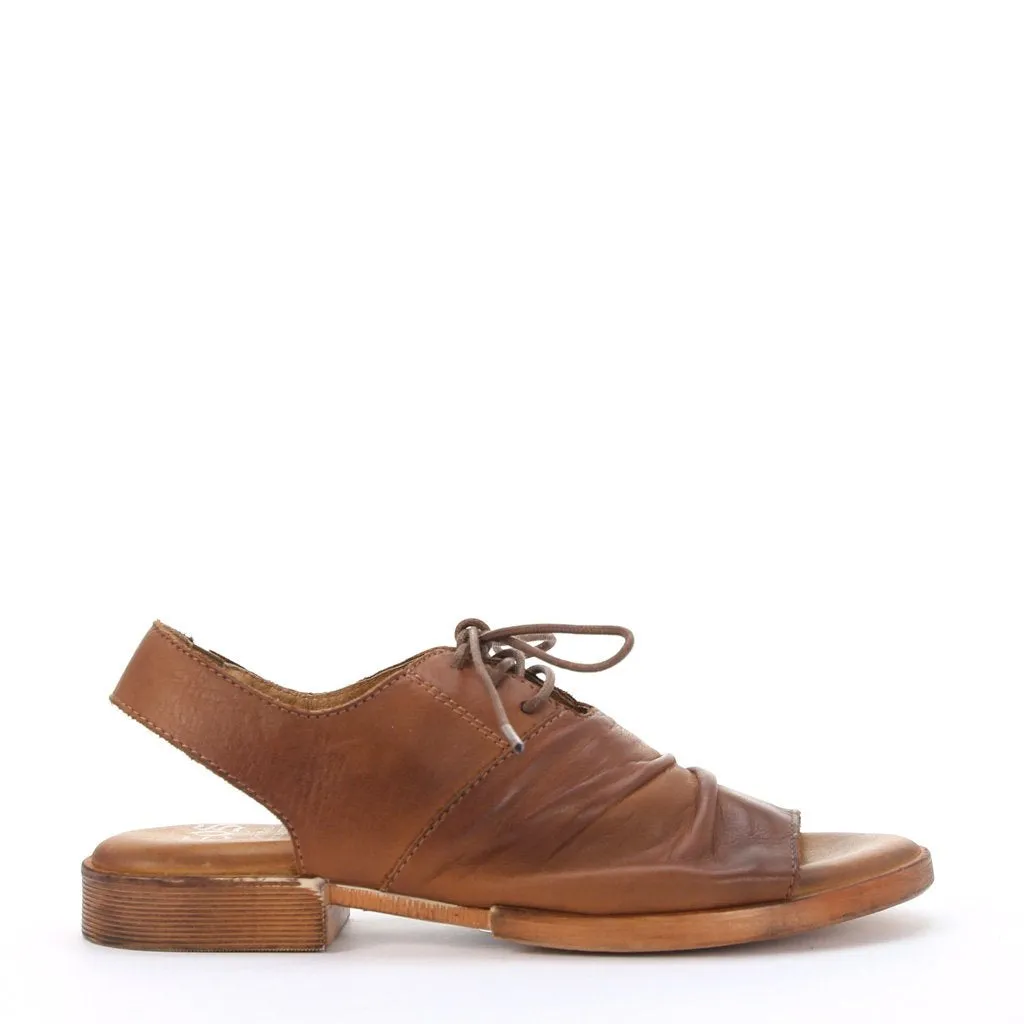 LIDDY LEATHER LACE-UP SANDALS