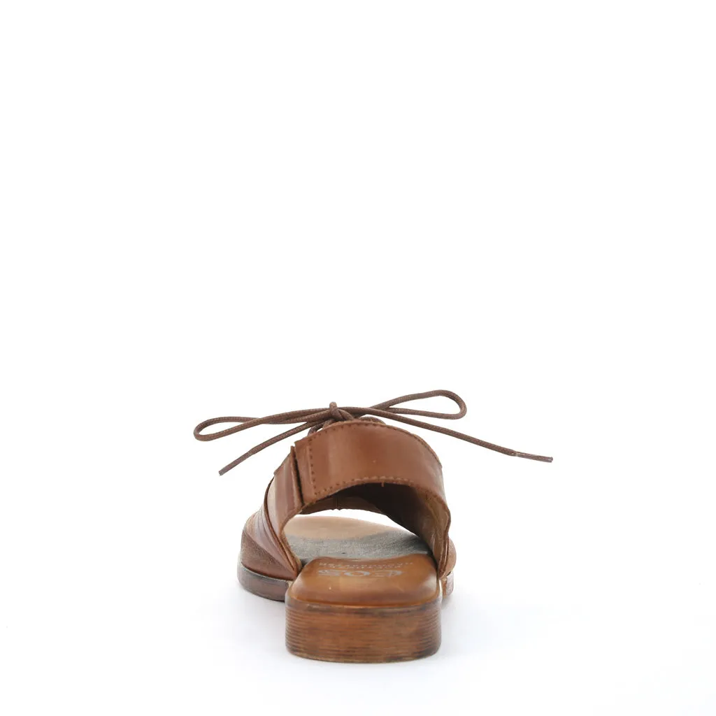 LIDDY LEATHER LACE-UP SANDALS