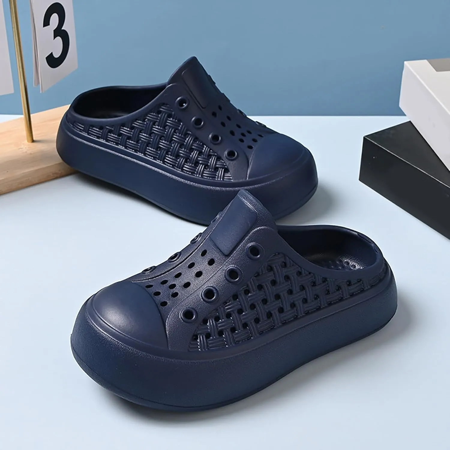 Lightweight Open Toe Beach Holiday Girls Shoes Comfortable Soft Thick Sole One Foot Covered Sandals Fashionable Light Girls Sandals