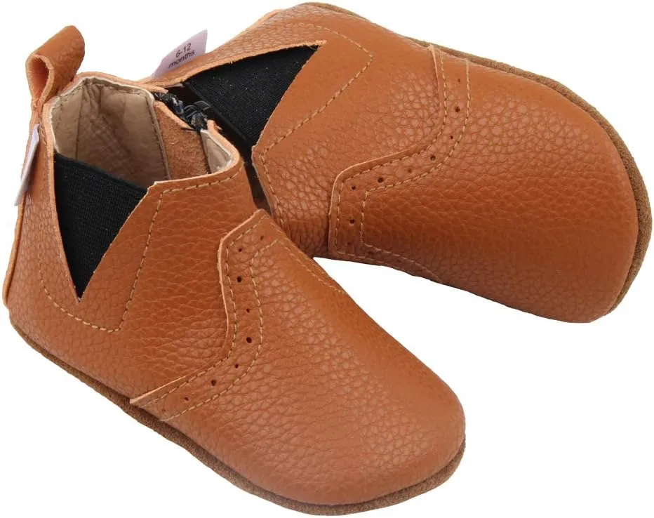 Liv & Leo Chelsea Oxford Bootie 100% Genuine Leather